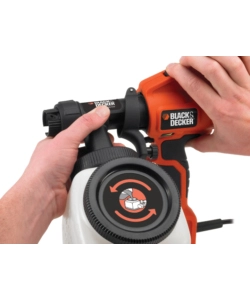 Verniciatore a spruzzo elettrico black&decker "hvlp200" 400 w