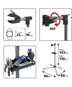 Supporto telescopico per bici  95003