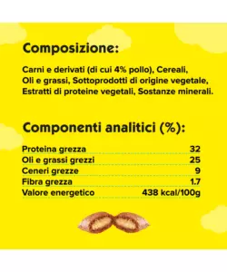 Catisfaction - snack per gatti pollo 60 gr