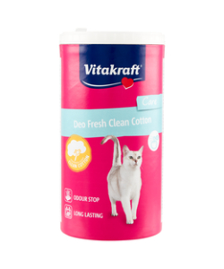 Deodorante per lettiera vitakraft 'clean cotton' 720 grammi