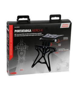 Portatarga moto "aero-x" lampa