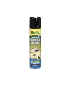 Insetticida spray mosche e zanzare flortis, 300 ml