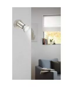 Faretto  a parete "buzz led" con lampadina inclusa , gu10