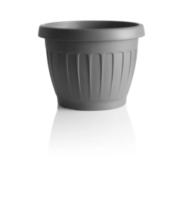 Vaso terra  d. 25 grigio