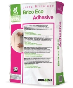 Adesivo minerale 'brico eco adhesive' c1 da 25 kg - kerakoll.