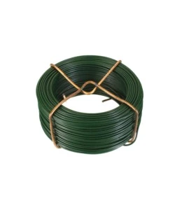 Filo di ferro zincato rivestito pvc verde  1,0 mm. - 60 mt.