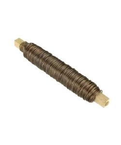 Filo ferro laccato su rocchetto 0,9 x 25 - color rame - 25 mt.