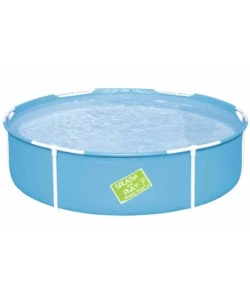 Piscina fuori terra rotonda per bambini bestway 'la mia prima piscina steel frame' 152x38 cm - cod. 56283