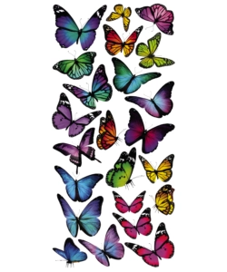 Stickers creative s colourful butterflies  - decoro crearreda.