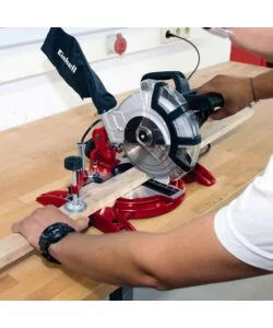 Troncatrice per legno einhell "tc-ms 2112" 1400 watt diametro lama 210 mm