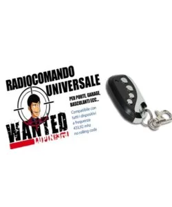 Radiocomando universale "lupin" autoapprendente