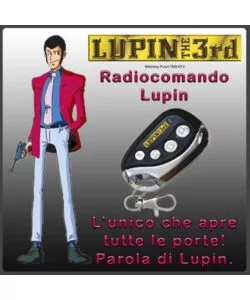 Radiocomando universale "lupin" autoapprendente