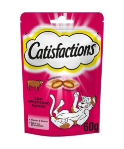 Catisfaction - snack per gatti manzo 60 gr