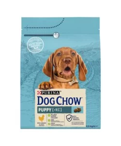 Crocchette per cani purina "dog chow" cucciolo di tutte le taglie con pollo 2,5 kg