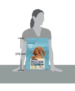 Crocchette per cani purina 'dog chow' cucciolo di tutte le taglie con pollo 2,5 kg