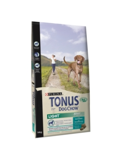 CROCCHETTE CANE TONUS DOG CHOW LIGHT TACCHINO - 14 KG.