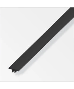 Copertura coaxis alluminio pvc nero - 1 metro.