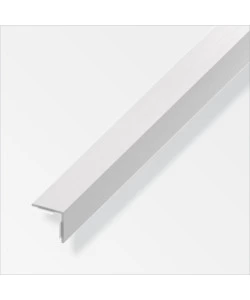 Angolare autoadesivo 20x20 pvc acciaio inox - 2,5 metri.