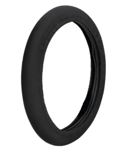 Protector 2 in 1, coprivolante elasticizzato in poliestere - nero  33146