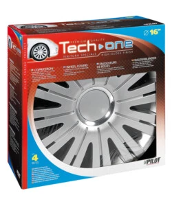 Copricerchi per auto active silver -  16' pilot  31558