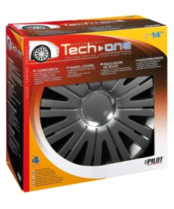 Copricerchi per auto active grafite -  14' pilot  31561