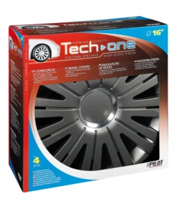 Copricerchi per auto active grafite -  16' pilot  31563