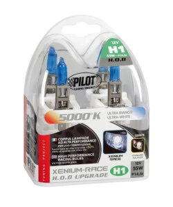 Lampada alogena xenium race 12v - h1 - 55w - p14,5s - 2 pz  - scatola plast  58177