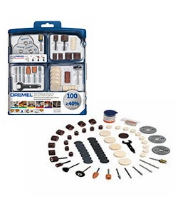 Dremel set accessori multiuso da 100 pezzi - bosch.