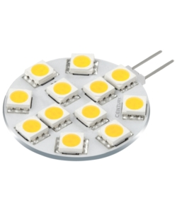 Lampadina led bispina piatto 2w g4 3000k 170 lm