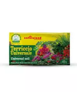 Terriccio universale per piante verdi e fiorite, 45 litri - euroterriflora