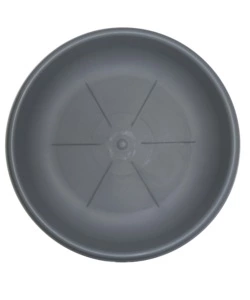 Sottovaso rotondo d. 35 grigio