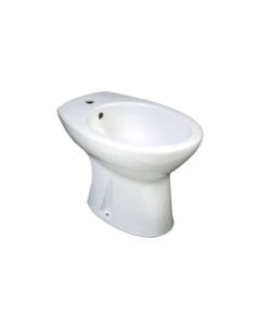 Bidet a terra in ceramica bianco 'serie idro'.