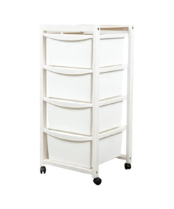 Carrello multi-scomparto laccato