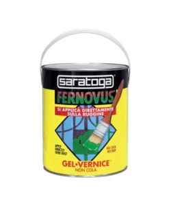 Smalto gel antiruggine fernovus metallizzato grafite ferro, 2,5 lt - saratoga