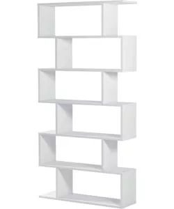 Libreria 'athena' bianco lucido, 80x25x192 cm