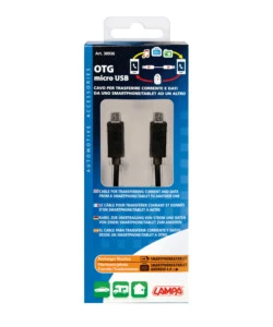 Cavo otg micro usb > micro usb - 30 cm - nero  38936