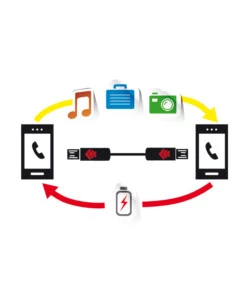 Cavo otg micro usb > micro usb - 30 cm - nero  38936