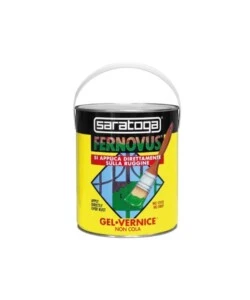 Smalto gel antiruggine fernovus nero, 2,5 lt - saratoga