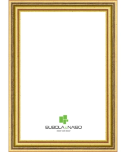 Cornice in legno colore oro 'beta'- 20 x 30 cm