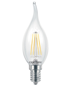 Lampadina led colpo di vento incanto 4w e14 2700k 480 lm