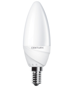 Lampadina led candela frost 6w e14 3000k 470 lm