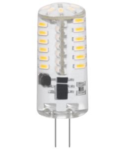 Lampadina led bispina silicon 3w g4 3000k 200  lm