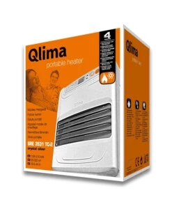 Stufa a combustibile liquido qlima "sre 3531 tc2" bianco 3,1 kw