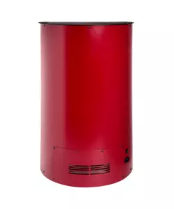 Stufa a bioetanolo ventilata tecno air system "ruby elegance" bordeaux 3 kw