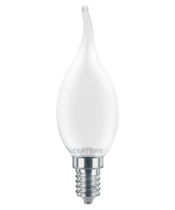 Lampadina led incanto saten colpo di vento 4w e14 6000k 470 lm