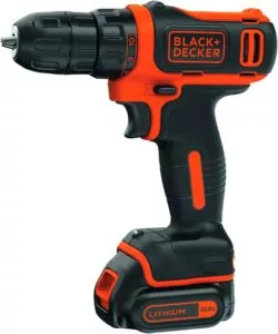 Trapano/avvitatore compatto 'bdcdd12kb-qw' - doppia batteria batteria 10.8v litio - black&decker.