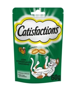 Catisfaction - snack per gatti tacchino 60 gr