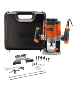 Elettrofresatrice 1200 w in valigetta con 6 frese - black decker kw1200eka-qs.