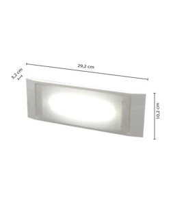 Luce di emergenza extra slim, 140 lumen