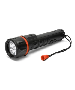 Torcia 3 led in gomma, 12 lumen